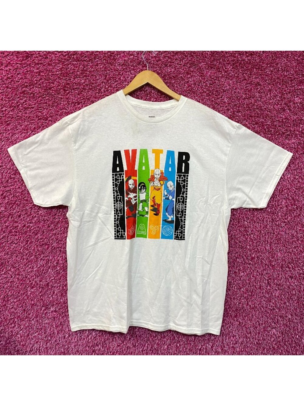 Avatar The Last Airbender Anime White Tshirt size Extra Large